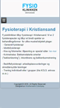 Mobile Screenshot of kristiansand-fysioterapi.no